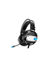XO XO Gaming Headset mit LED Inklusiv Mikrofon Stereo Sound 23m in Schwarz