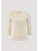 Hessnatur Hessnatur Boatneck Longsleeve Slim aus Bio-Baumwolle in naturweiss