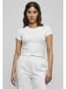 Urban Classics Cropped Tees in white