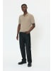 Matinique Strickpullover MAPolo Gerade Passform in Khaki Melange