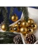 MARELIDA 16er Set Christbaumkugel Weihnachtskugel bruchfest D: 4cm in gold