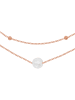 Steel_Art Layering Halskette Frauen Juliette rose goldfarben in rosegoldfarben