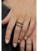 Elli Ring 925 Sterling Silber in Zweifarbig