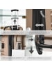 tectake Hartschalenkoffer-Set  TSA-Zahlenschloss, champagner