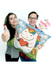 Mr. & Mrs. Panda Dekokissen Einhorn Herz Design ohne Spruch in Weiß