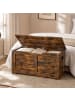 VASAGLE Sitzbank Helan-old in Vintage - (B)40 x (H)46.4 x (T)100 cm