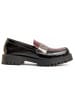 Montevita Mokassins Plattform Macca2 in Schwarz