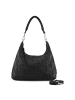 FREDs BRUDER Calm Weave Schultertasche Leder 38 cm black