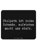 Mr. & Mrs. Panda Mouse Pad Spruch Aus Fehlern lernen mit Spruch in Schwarz