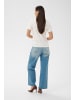Kaffe T-Shirt kurzarm KAcordelia Regular fit in Chalk W. Red Hearts