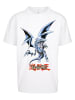 Mister Tee Mister Tee Herren Yu-Ghi-Oh Blue Eyes White Dragon Heavy Oversize Tee in white