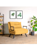 CALICOSY Schlafsessel SANDO in GELB - (W) 67  x (H) 41  x (L) 50  cm