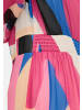 sheego Maxikleid in pink-gemustert