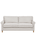 Beliani 3-Sitzer Sofa RONNEBY in Beige/Braun - (W) 190 x (H) 88 x (L) 78 cm