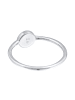 Elli Ring 925 Sterling Silber Geo, Kreis in Schwarz