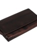 Greenburry Destressed Geldbörse RFID Schutz Leder 18.5 cm teak brown