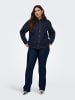 ONLY Carmakoma Jeanshemd in Dark Blue Denim