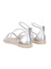 Ital-Design Sandale & Sandalette in Beige und Silber