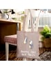 Mr. & Mrs. Panda Tote Bag Pinguin Beste Omi der Welt mit Spruch in Braun Pastell