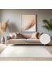 KADIMA DESIGN Teppich Kurzflor Struktur Wohnzimmer in Creme