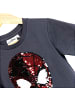 Cerda T-Shirt Spider-Man mit Pailletten in Dunkelgrau