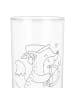 Mr. & Mrs. Panda Wasserglas Schütze Astrologie ohne Spruch in Transparent