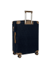 BRIC`s Life 4 Rollen Trolley M 71 cm mit Dehnfalte in blue