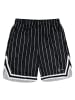 Karl Kani Shorts Small Signature Pinstripe in Schwarz