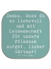 Mr. & Mrs. Panda gläseruntersetzer Spruch Lieber Gärtner mit Spruch in Meeresbrise
