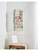 Beliani Bücherregal RIGOLET in Grün/Braun - (W) 43 x (H) 80 x (L) 14 cm
