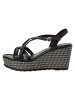 Marco Tozzi Sandalette in BLACK COMB