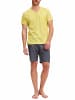 Calida Herren Pyjama kurz in Goldfinch