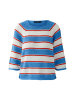 Oui Pullover in lt blue red