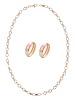 faina Women Jewelry Set in gold rose silver