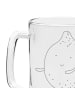 Mr. & Mrs. Panda Gravur Bierkrug Beste Freunde Zitrone ohne Spruch in Transparent