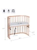 babybay Beistellbett Original 81x43 cm in Natur