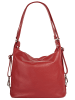 Samantha Look Shopper echt Leder in rot