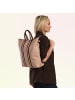 Toscanto Toscanto Cityrucksack Leder, Canvas rosa ca. 43cm