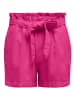 JACQUELINE de YONG Kurze Stoff Shorts Paperback Hose aus Leinen JDYSAY in Rosa