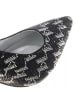 Karl Lagerfeld Sarabande II Court Shoe Monogram Glitter Mix Blk w Silver in multi