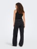 ONLY Jeans mit weitem Bein in Washed Black