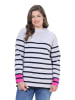 LAURASØN Pullover in hellgrau mélange