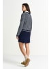 Rich & Royal Strickjacke in marine weiß - 0001