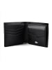 Lacoste Ossian Geldbörse RFID Schutz Leder 12 cm noir