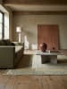KADIMA DESIGN Naturfaser-Teppich Handgewebt CAM Boho Bordüre Wohnzimmer in Grün-Gelb