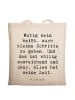 Mr. & Mrs. Panda Schultasche Spruch Selbstvertrauen stärken mit ... in Creme