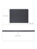 relaxdays 6x Schieferplatte in Anthrazit - (B)30 x (T)40 cm