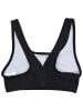 Aquarti Mädchen Sport Bikini Racerback Bustier & Bikinislip in schwarz