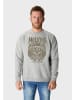 OLDSKULL Sweatshirt WRLDVIBE DAY OF THE DEAD SKULL GRAPHIC in Heather Grey