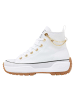 British Knights Sneaker Kaya mid fly in weiss/goldfarben